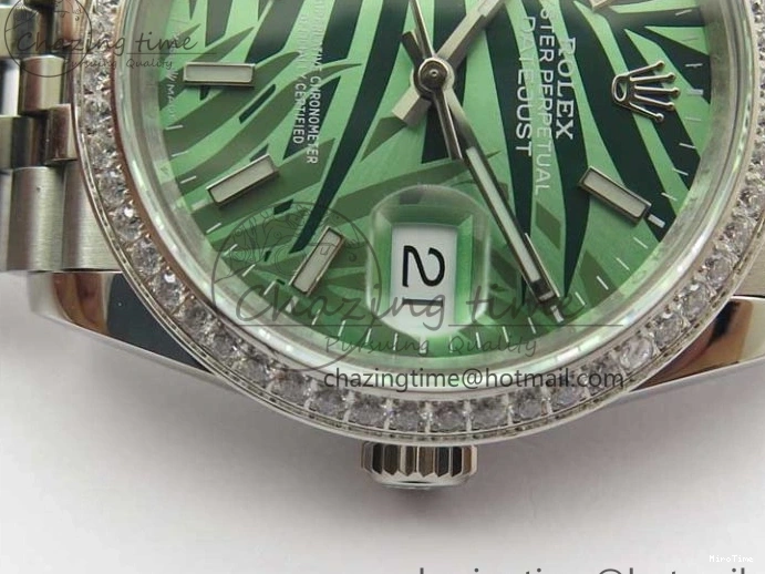 MiroTime 0501 DateJust 36 SS 126284 BP Maker 1:1 Best Edition New Green Dial on Jubilee Bracelet Sleek 2522